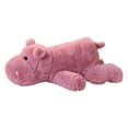 thumbnail image 2 of SSNTSY Weighted Stuffed Animals for Kids Soft Hippo Stuffed Animal 17.7" 2.2lbs Small Cuddly Weighted Hippo Plush for Comfort, 2 of 9