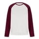 thumbnail image 4 of pstuiky camisas de manga larga para hombre, Camiseta de cuello redondo para hombre, de manga larga y color combinado, blusa de cuello redondo y manga larga Tops de hombre l, 4 of 5
