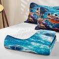 thumbnail image 4 of Erosebridal Teens Cartoon Sea Turtle Twin Quilt Set,Boys Girls Kawaii Coastal Ocean Animal Twin Coverlet Set, 4 of 7