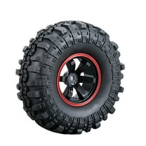 Meggemo 110MM 1.9-Inch RC Wheel Tire - Compatible with 1/10 SCX10 D90 TRX4 Crawlers, Off-Road Ready Hobby Accessory