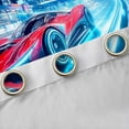 thumbnail image 4 of Castle Fairy Red Car Blackout Curtains Set of 2 (52x84 Each),Extreme Sport Window Curtains, 4 of 6
