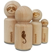 Seahorse Solid Rubber Stamp for Scrapbooking Crafting Stamping - Mini 1/2 Inch