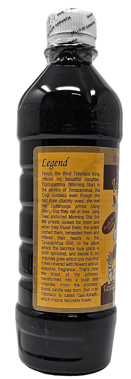 Usumacinta Pure Amber Mexican Vanilla Extract, 16.9oz, Made in Jalisco Mexico