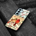 thumbnail image 4 of WIRESTER Shockproof Soft Rubber Cover Case for Samsung Galaxy S26 6.3" 2026, Red Cardinal Lovebird, 4 of 5