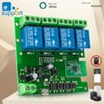 thumbnail image 3 of 4CH Smart Switch Module 7-32V 10A Relays Wireless WIFI Remote Control Self-Locking and Timing  APP Controller, 3 of 8