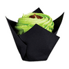 Black Elegant Tulip Cupcake Liner Cups -24Pack (small)
