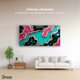 thumbnail image 2 of Cuadro Decorativo Canvas Abstracto Susurros Metálicos 120x60 Canvas Revolution, 2 of 3