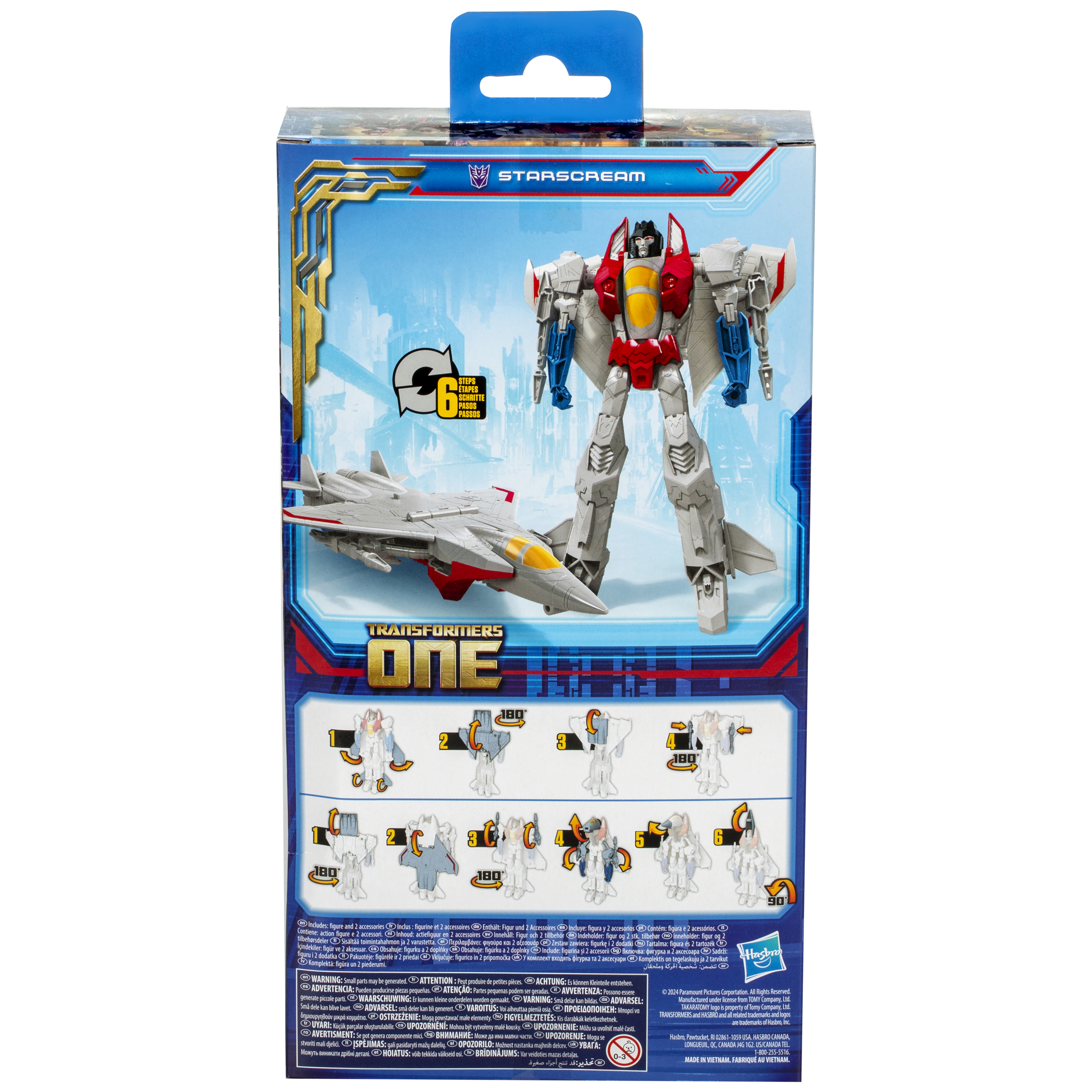 Hasbro Transformers Classic Heroes Starscream - Action Figure Convertibile 11,4 Cm, Per Bambini Dai 3 Anni In Su