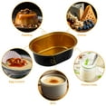 thumbnail image 5 of Adifare 100Pcs Aluminum Foil Baking Cups with Lids 68ml Heat-Resistant Foil Baking Cups with Clear Lids Mini Oval Cake Pan for Cake Cheese Dessert, 5 of 6