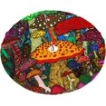 thumbnail image 6 of Colorful Mushroom Christmas Tree Skirts 36", Xmas Tree Cloth Mats Trees Skirts for Decor Gift, Home Decoration, 6 of 6