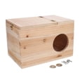 thumbnail image 4 of LAFGUR Pet Breeding Box, Wood Nesting House, Wear Resistant Squirrel Guinea Pig Sugar Glider For Hamster, 4 of 8