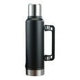 thumbnail image 3 of DUANLE Stainless Vacuum Insulated Travel Jug Large Capacity Outdoor Thermal Water Bottle With Carry Handle 1400ML B(Black), 3 of 4