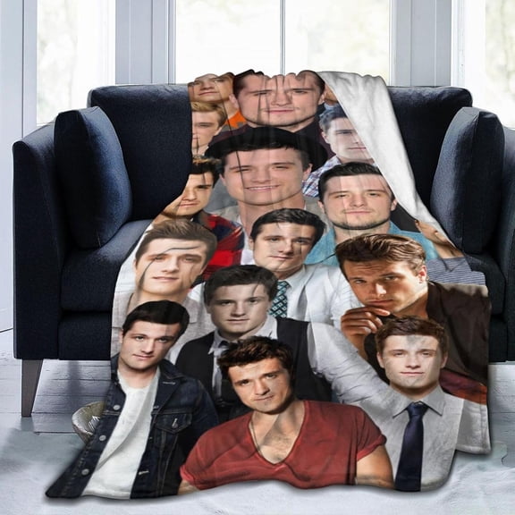 Blanket Josh Hutcherson Soft and Comfortable Wool Fleece Throw Blankets Gift for Home Decoration Sofa Office car Camping Yoga Travel Home Decoration Cozy Plush Beach