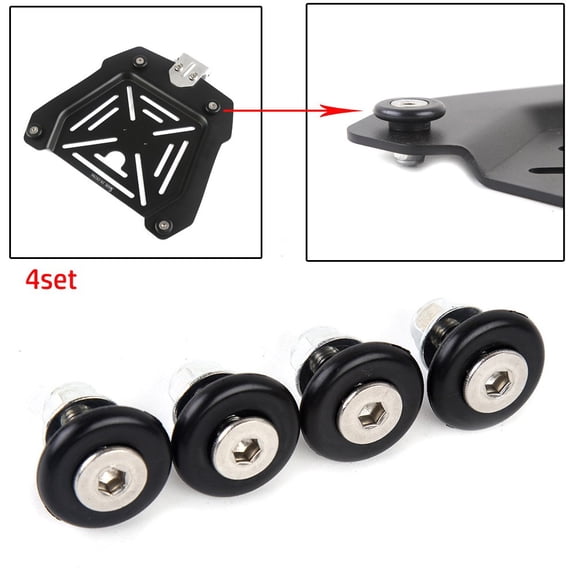4 Set Universal Motorcycle Luggage Storage Box Bushing Pad Bracket Bushing Pad For Motorcycle Luggage Rack Holder Bracket