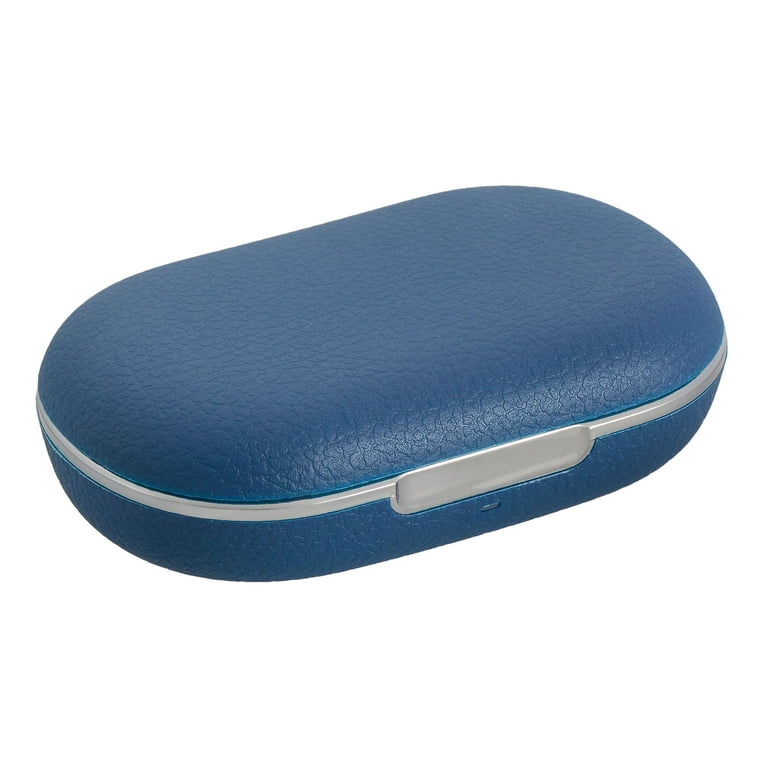 onn. Wireless Open-Ear Earphones with Environmental Noise Cancellation Microphones & Charging Case, Blue