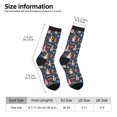 thumbnail image 2 of Logiee Garden Gnomes Print Adult Socks for Men & Women,Calf Socks, Ankle Socks,Boots Socks,Breathable Casual Sock,Unisex Crew Socks, 2 of 6