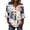 u9v#28White220, variant on Women'S T-Shirts Us National Flag & Colorful Floral Pattern Ruffled Half Sleeve V Neck Front Buttons For 4Th Of July Holiday Versatile Tees,White,Xxxl