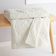 thumbnail image 3 of Levtex Home - Muslin Stitch - Euro Sham - Stitched Medallion - Cream - (26x26in.) - No Insert - Cotton, 3 of 5