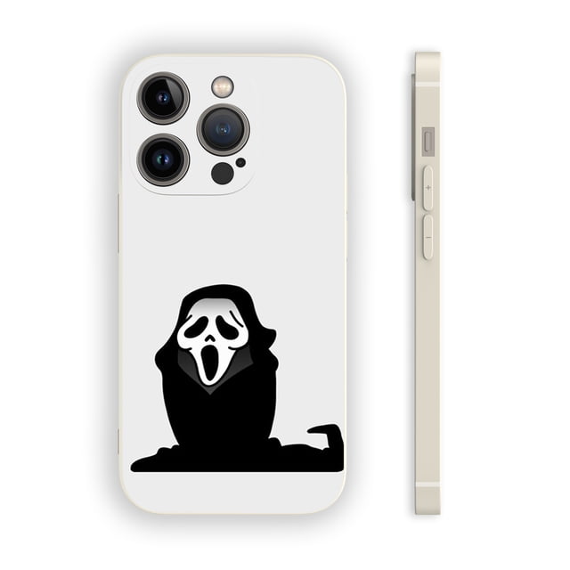 Elegante y protectora: cubierta de teléfono plateada esmerilada de doble capa con diseño gráfico vibrante para iPhone 15 Pro Max 14 13 12 Pro 11