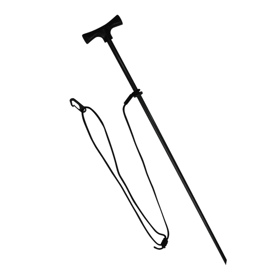 Stick It Anchor Pin for shallow water- Kayak Anchor Pin System and 5.5' Black Pin