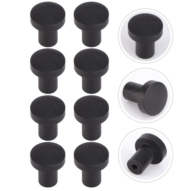 FUTUREORYY 8 Pcs Bouton de Porte en Alliage d'Aluminium Accessoire de Mobilier Facile à Installer pour Garde-Robe