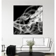 thumbnail image 3 of Giant Art 84x84 Smoke Abstract Fine Art Giant Canvas Print in White, 3 of 3