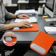 thumbnail image 2 of TACILIP Office Accessories, 1PC Ergonomic Mouse Pad With Wrist Support Massage Designs Non Slipss Silicone Wrist Rest Pad For Office Gaming Laptop Homess Work Typing, Mens Gifts, 2 of 6