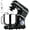 Black, variant on Dough Mixer 7.5 QT Electric Mixer - 660W 10 Speed Large Capacity Kitchen Stand Mixer with Whisk Dough Hook Mixing Beater Household Food Mixer for Baking Cakes Cookie Bread Salad