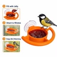 thumbnail image 3 of Diceymbol Orange Oriole Window Bird Feeder,4 Inch Suction Cup Jelly Bird Feeders for Outdoors Window Garden Patio, Gifts for Bird Lovers, 3 of 10