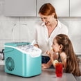 thumbnail image 6 of MoifoiIce Maker Countertop , Portable Ice Machine 26.5lbs/24H, Ready in 6 Mins/9 Pcs with Self-Cleaning Green, 6 of 8