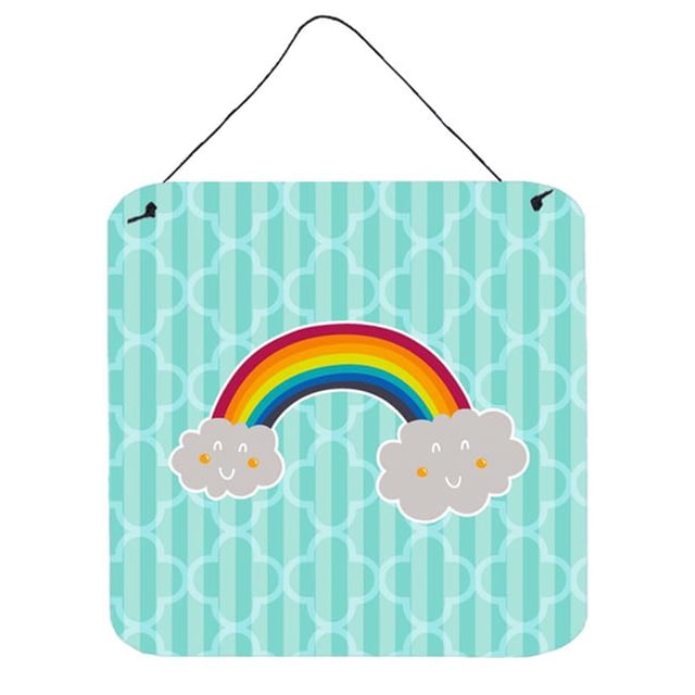 Rainbow in Clouds Wall or Door Hanging Prints