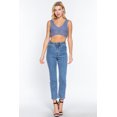 thumbnail image 2 of Textured Crop Sweater Tank Top, 2 of 5