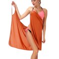thumbnail image 3 of YouLoveIt Women's Bikini Cover Up Beach Dress Sleeveless Backless Wrap Dress Beach Beachwear Bikini Swimsuit Cover up Dress Backless V-Neck Swimwear, 3 of 6