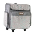 thumbnail image 5 of Collapsible Rolling Scrapbook  Featherweight Case, Grey Hexagon, 5 of 11