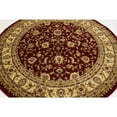 thumbnail image 5 of Unique Loom Voyage Collection Area Rug - St. Louis (6' 1" Round Red/Gold), 5 of 9