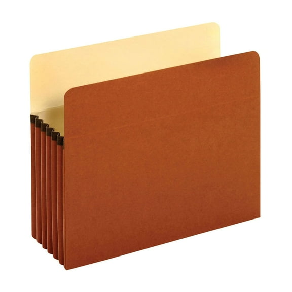 Pendaflex Expanding File Pockets, Letter Size, 5.25" Expansion, Reinforced with DuPont™ Tyvek® Material, Letter Size, Redrope, 10 Per Box (1534G-OX) SHC108