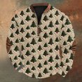 thumbnail image 1 of Blusas y camisas de manga larga con cuello redondo Sudadera con capucha de cuello redondo para hombre Jersey estampado Top de manga larga Blusa de poliéster para hombre, 1 of 4