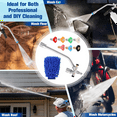 thumbnail image 6 of Pressure Washer Accessories, Dual Connector, 7 Pressure Washer Sprayer Nozzles with 1 Car Wash Mitt, 1/4In Quick Connect,1set * foam cannon soap for pressure washer,As Shown, 6 of 6