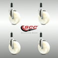 thumbnail image 2 of 5 Inch 316SS Nylon Wheel Swivel 1 Inch Expanding Stem Caster Set SCC, 2 of 2