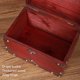 thumbnail image 3 of Caja De Almacenamiento De Madera, Exquisita Caja De Recuerdos De Joyería De Madera Con Bordes De aleación Artesanal Para El Hogar, 3 of 7