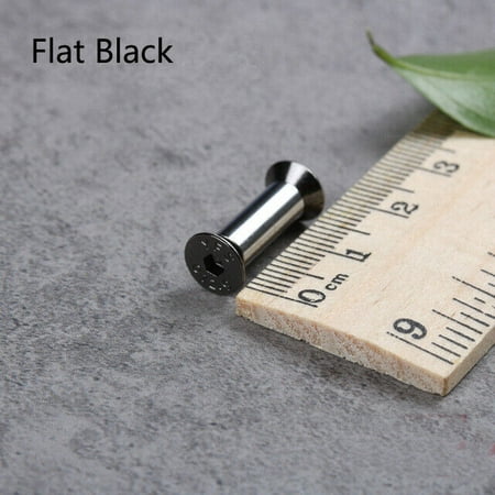 

10pcs Stainless Steel Brass Knife Handle Pins Fasteners Rivets Screw Bolts DIY