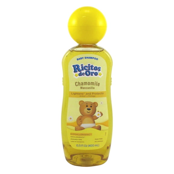 Ricitos De Oro Baby Shampoo Chamomile 13.5 Ounce (400ml) (Pack of 3)