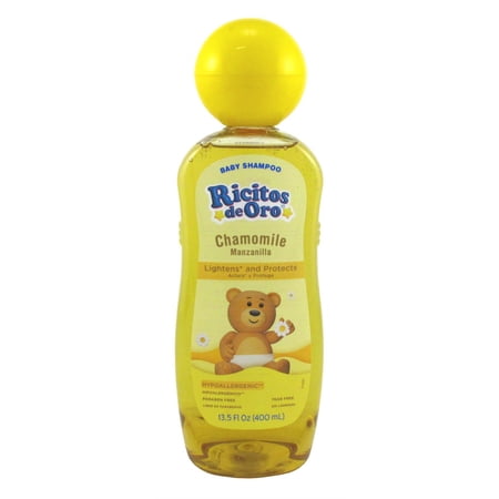 Ricitos De Oro Baby Shampoo Chamomile 13.5 Ounce (400ml) (Pack of 3)