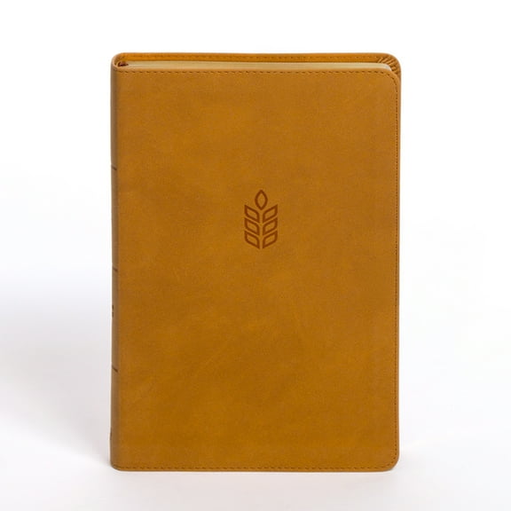 CSB Personal Size Giant Print Bible, Camel Suedesoft Leathertouch, (Hardcover)