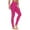 Hot Pink, variant on Hueook Fleece Lined Leggings Women Women's Christmas Printed Leggings Yoga Casual Pants Pink S