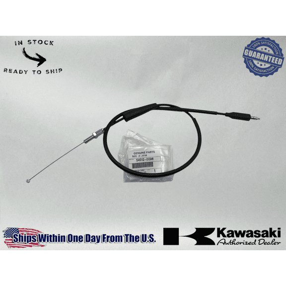 Kawasaki Genuine OEM Authentic 2001-13 KX85 KX100 THROTTLE CABLE 54012-0096