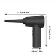 thumbnail image 3 of Uutvmp Handheld Ultra Wind Air Duster, 3-Gear Electric Air Duster Portable Air Blower, Rechargeable Compressed Air Duster for Computer Keyboard Car Electronics, 3 of 9