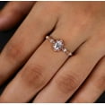 thumbnail image 4 of vylahjewellery Luxurious Anniversary Ring 1.5 Ct Oval Cut Diamond Ring 14K Rose Gold Ring Vintage Rings for Special One, 4 of 5