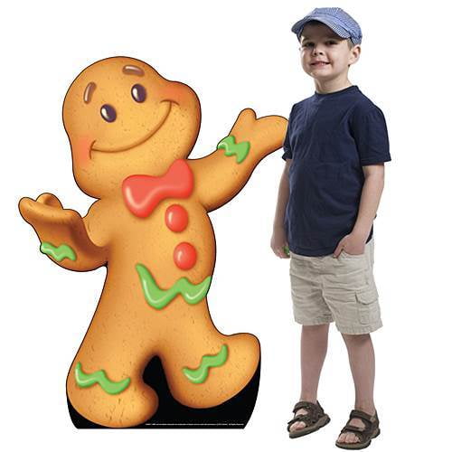 3 Ft 10 In Candy Land Gingerbread Man Standee Walmart Com Walmart Com