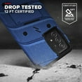 thumbnail image 2 of ZIZO BOLT Series for Galaxy A52 5G Case with Screen Protector Kickstand Holster Lanyard - Blue & Black, 2 of 6